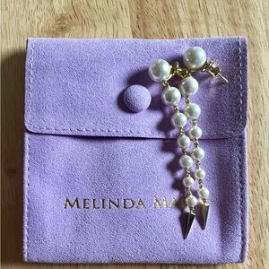 Pearl drop Melinda Maria earrings